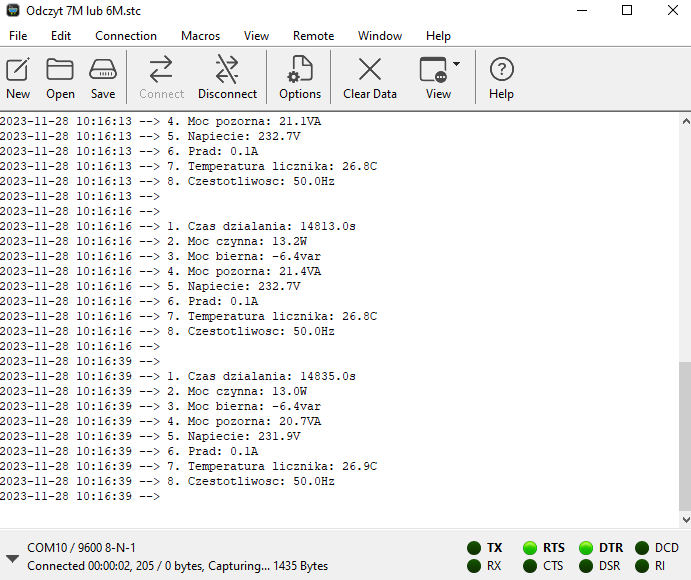 Saving Data with CoolTerm