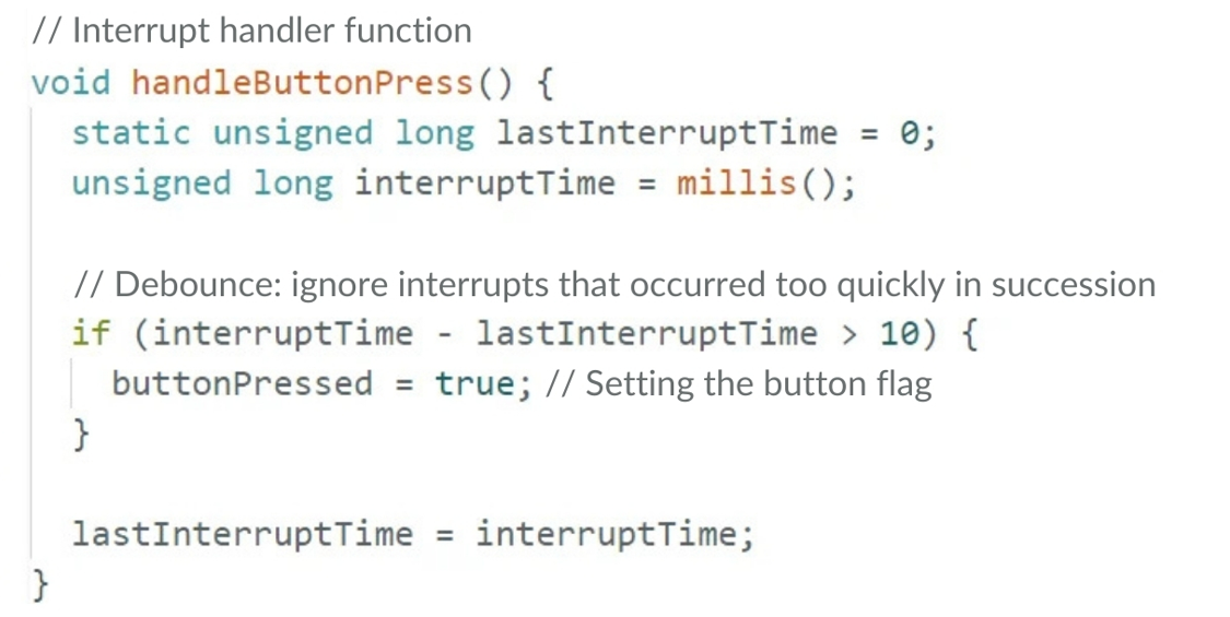 Main Program Loop Functionality