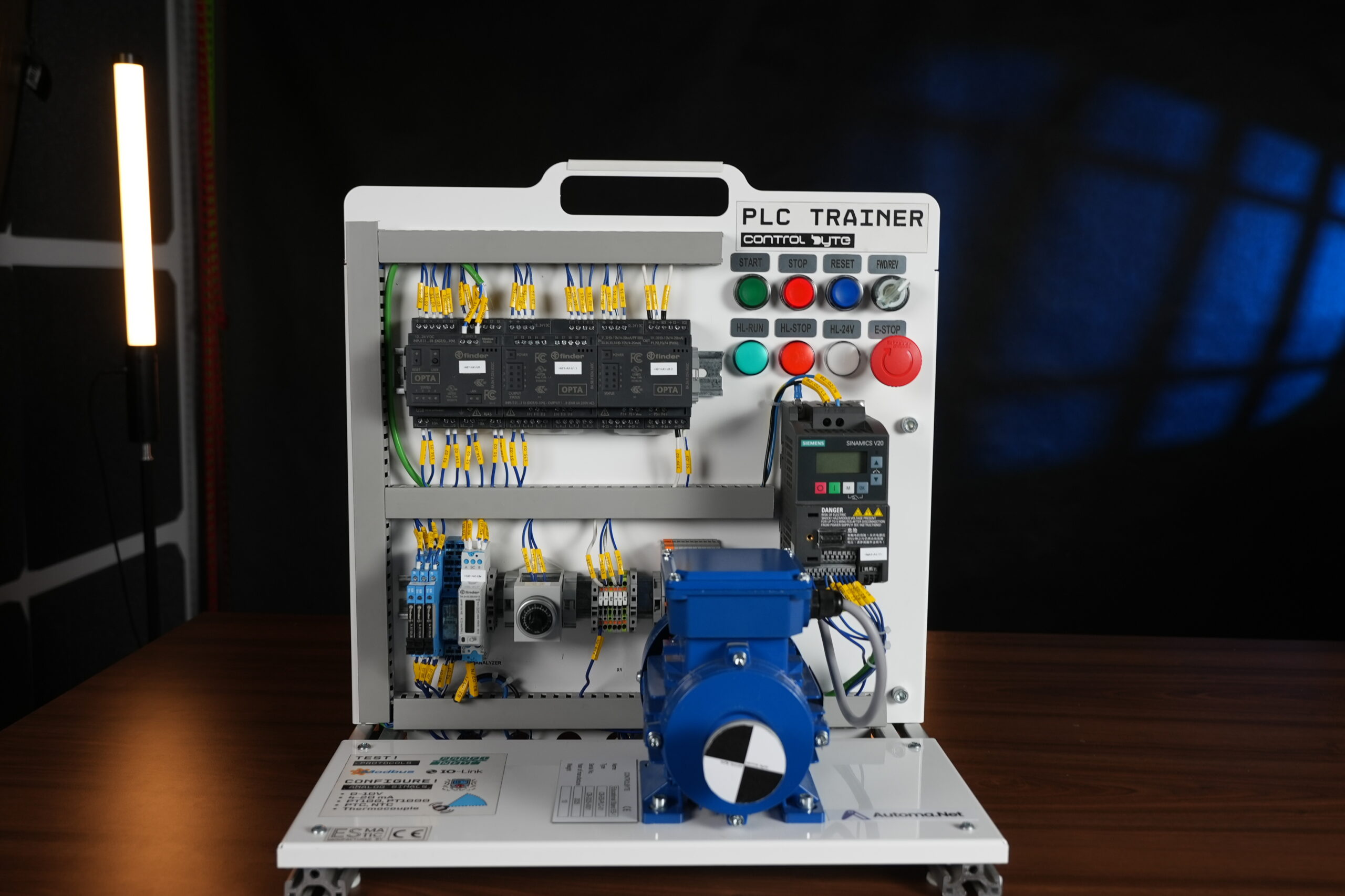 PLC Trainer ControlByte - Siemens S7-1200 educational station