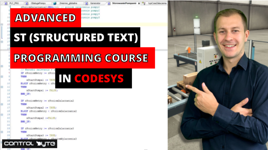 PLC programming in ST language - Codesys