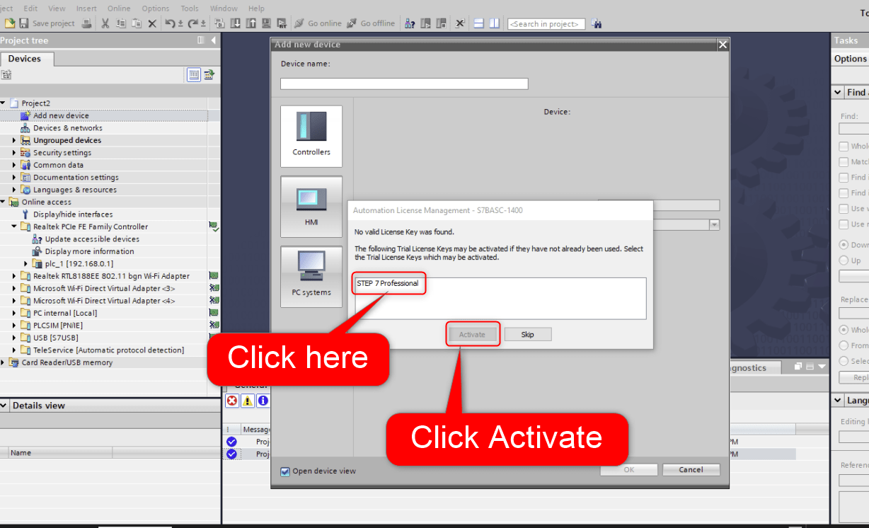 Siemens TIA Portal installation and troubleshooting