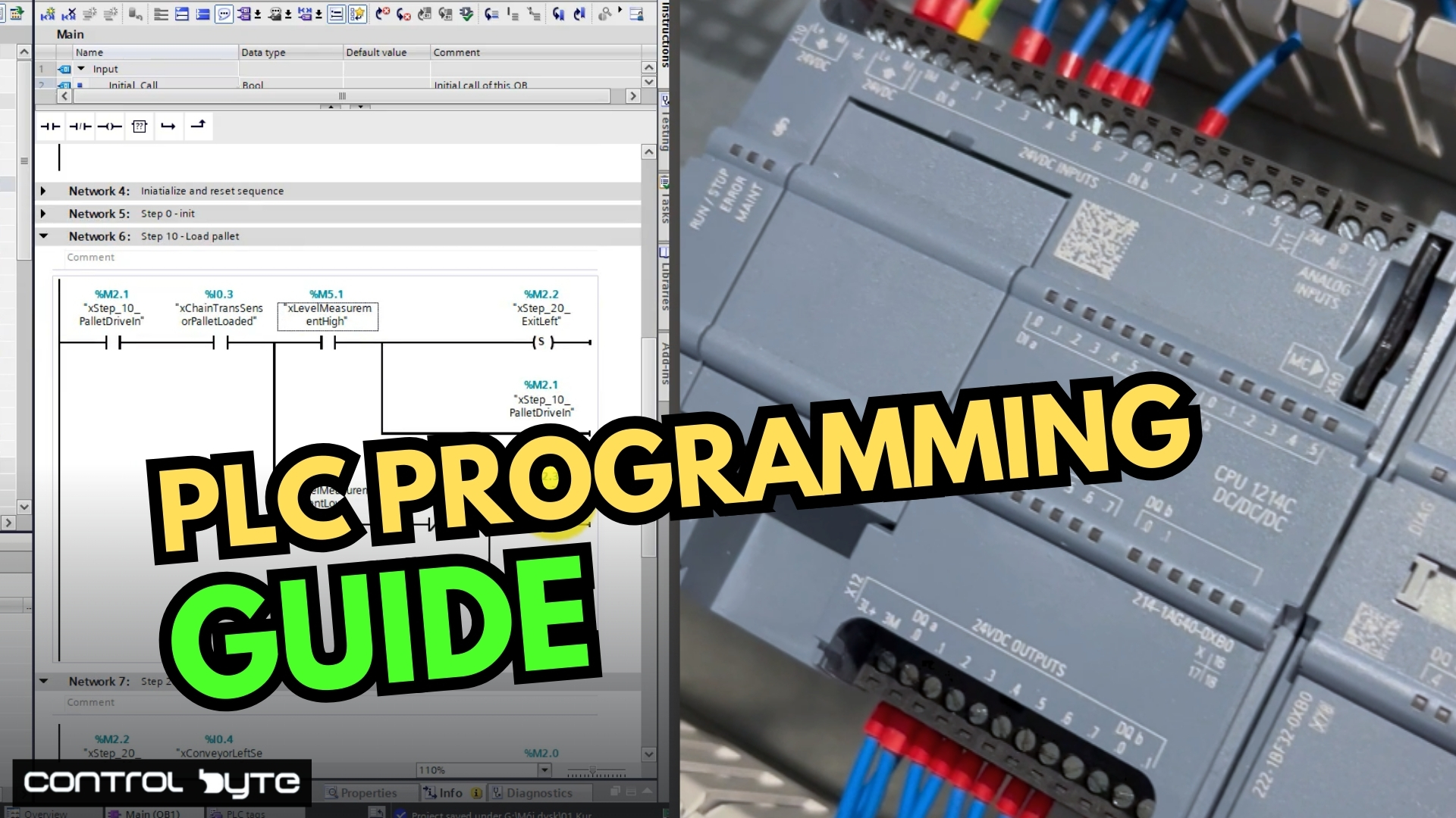 PLC programming – beginners guide – Ladder logic