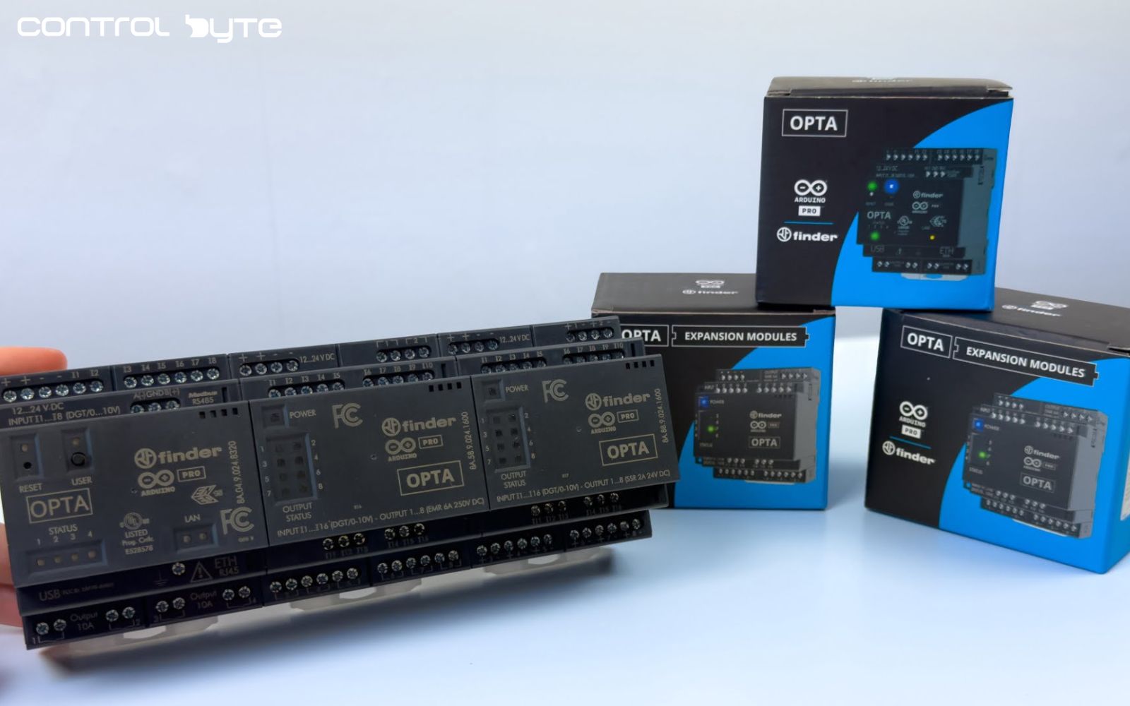 Finder OPTA 8A Series: Arduino Programmable Logic Relay Modules