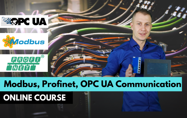 Modbus, Profinet, OPC UA communication training