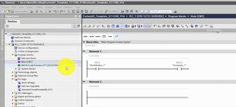 How to Connect Factory IO with Siemens S7-1200 and PLCSIM