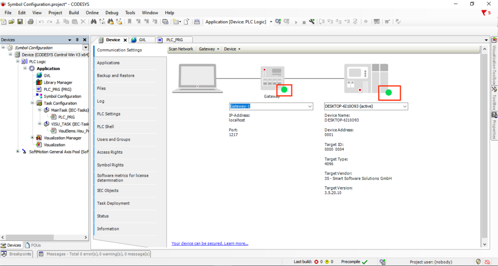 Symbol Configuration in CODESYS - ControlByte