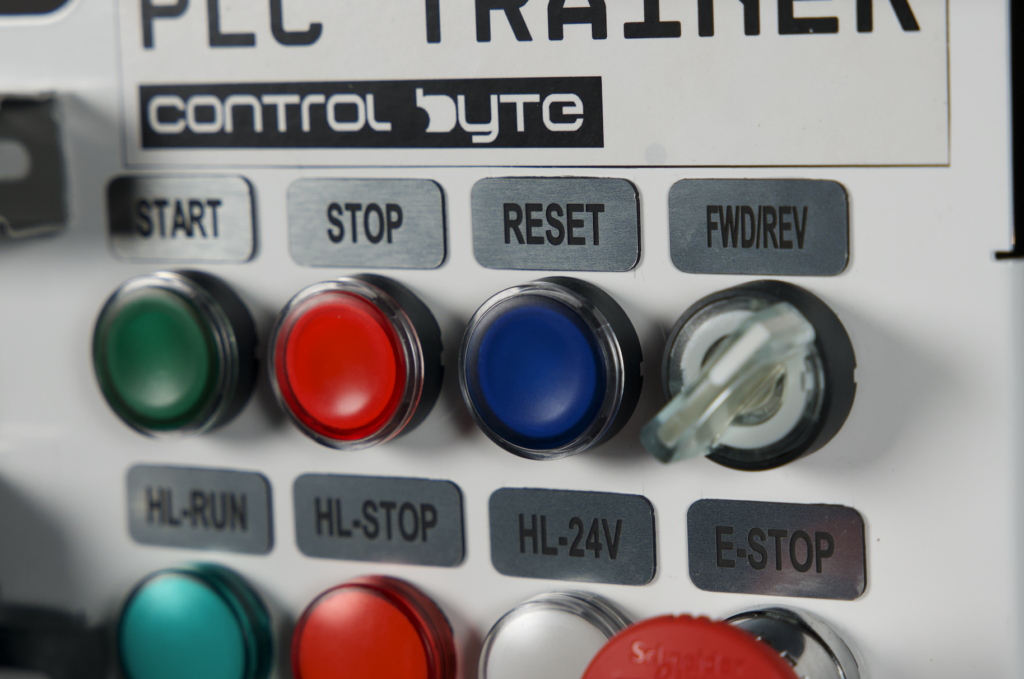 Push button and indicator light labels - PGL metallic tags