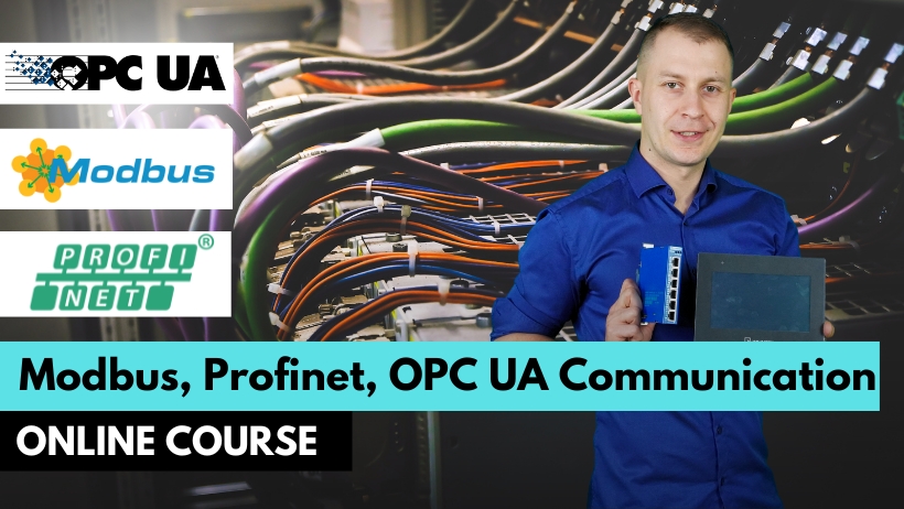 Communication Protocols in Automation course: Modbus, Profinet, OPC UA - ControlByte