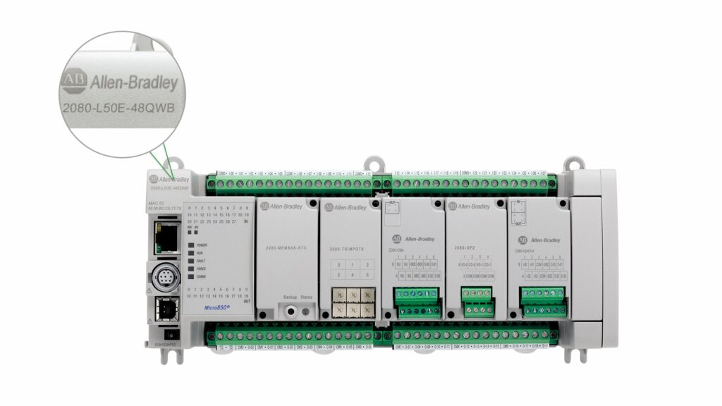 Allen-Bradley Micro850 controller (2080-L50E-48QWB)