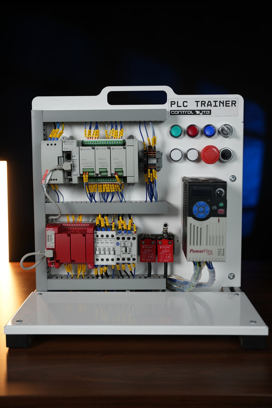 The ControlByte PLC Trainer: a Hands-On Allen-Bradley Micro800 Training Stand