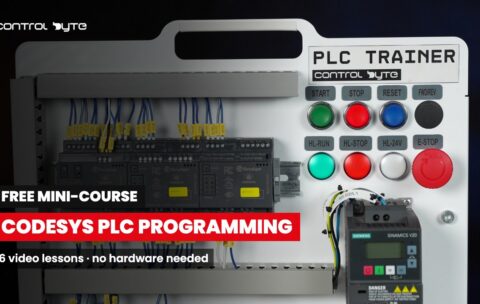 Free CODESYS PLC programming mini-course - PLC Trainer with Finder Opta