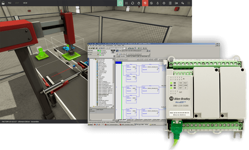 Factory I/O Allen-Bradley Edition - product box