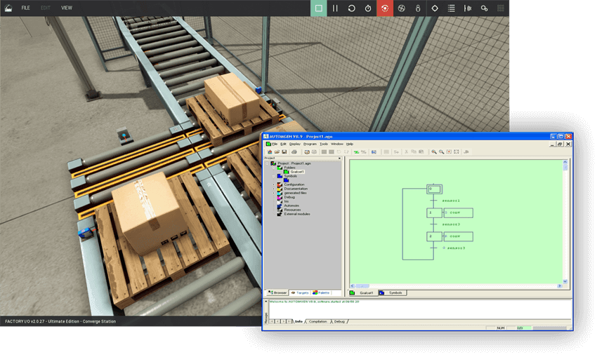 Factory I/O Automgen Edition - product box