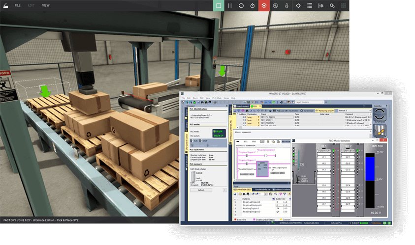 Factory I/O MHJ Edition - product box