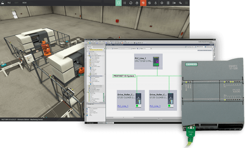 Factory I/O Siemens Edition - product box