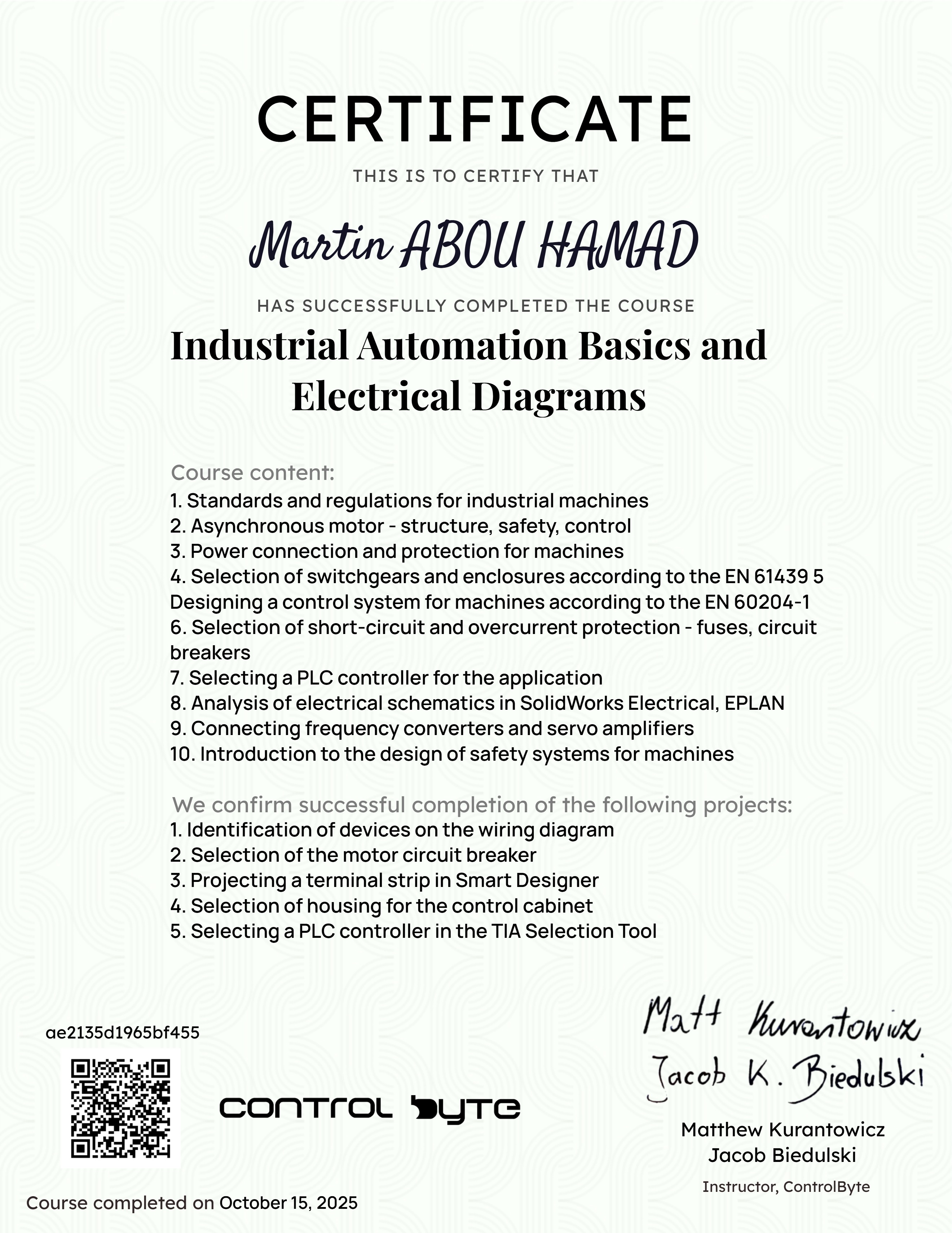 Industrial Automation Basics and Electrical Diagrams